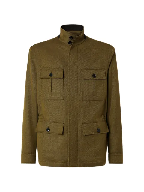 Zegna four-pocket jacket Green UHT21A3H226