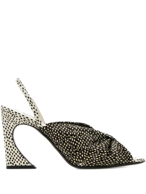 FENDI Arco printed sandals Black 8X8880AYFB