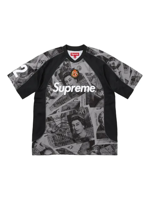 Supreme Pounds Soccer T-shirt Grey SU26689