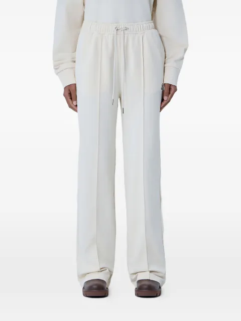 Moncler logo-patch drawstrings trousers Neutrals L10938H0000289B2V