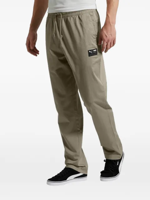 PUMA Downtown logo-detail track pants Neutrals 57671638