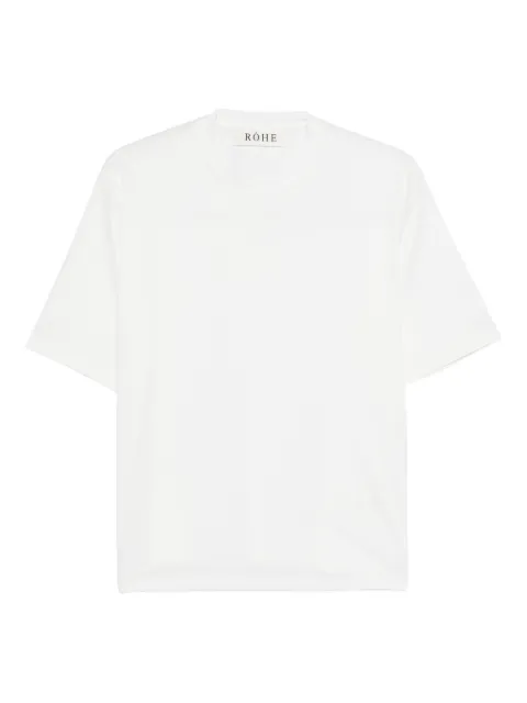 Róhe crew-neck T-shirt White 41820042CO