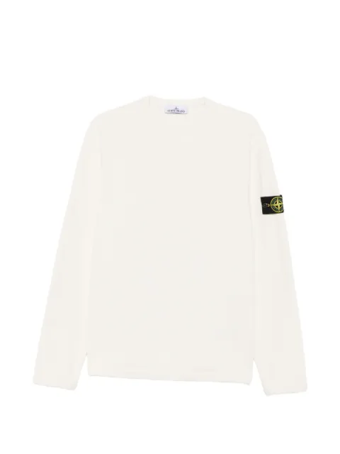 Stone Island logo-detail sweatshirt White L1S156100011S0297