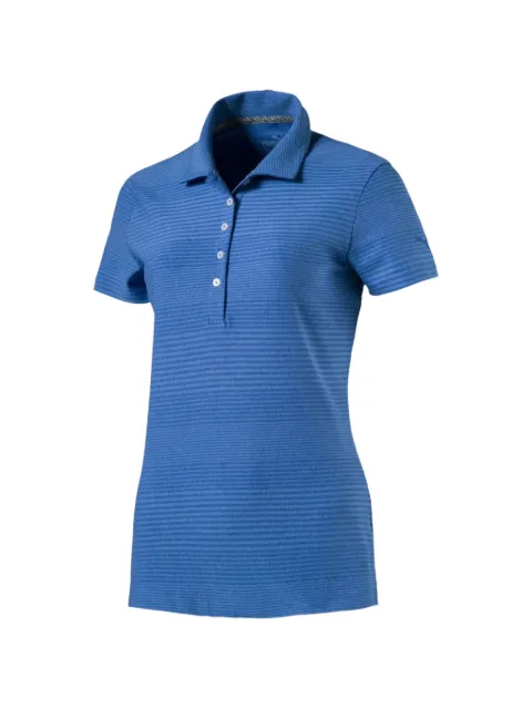 PUMA striped-pattern polo shirt Blue 57477205