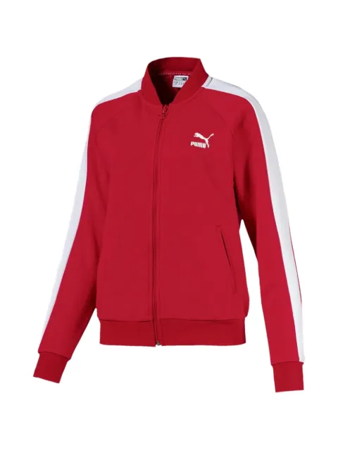 PUMA striped zip-up track jacket Red 576661
