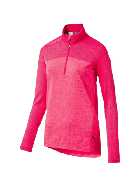 PUMA seamless quarter-zip sweatshirt Pink 57464502