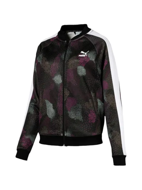 PUMA Classics T7 striped patterned sweatshirt Black 57624851