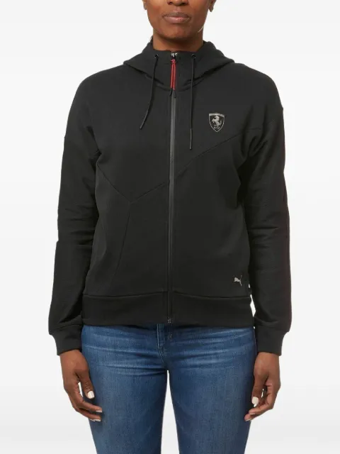 PUMA x Ferrari jersey zip-up hoodie Black 57281801