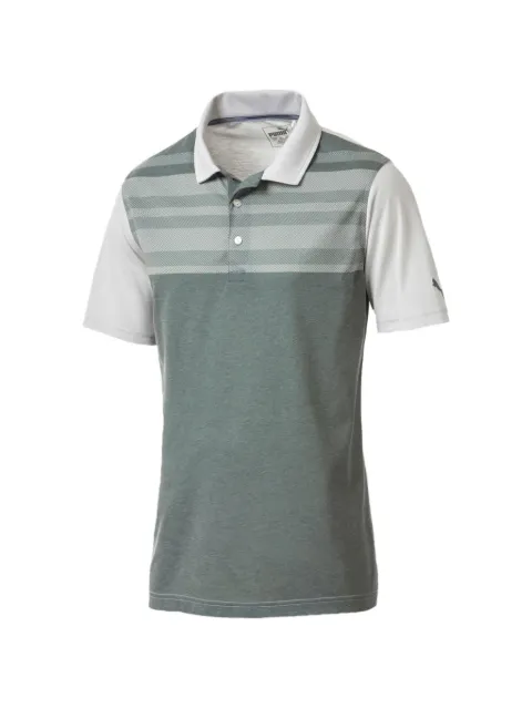PUMA panelled polo shirt Green 576132