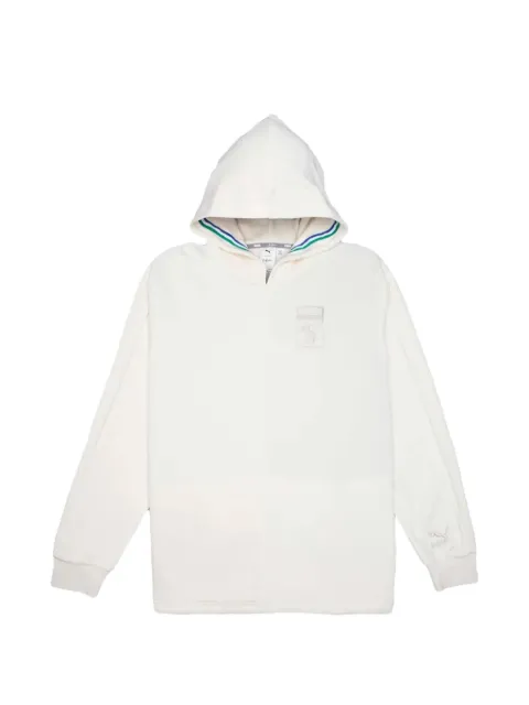 PUMA Big Sean Velour logo detail hoodie White 57592384
