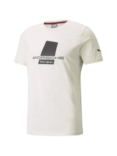 PUMA x Porsche logo-print T-shirt Neutrals 53196104