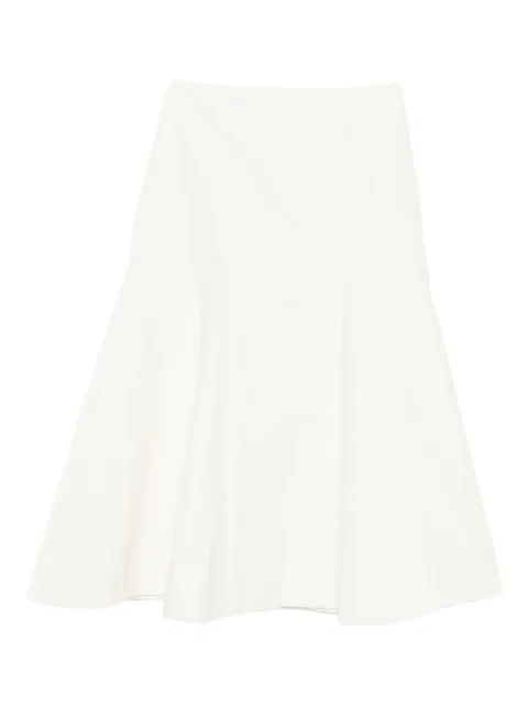 Róhe A-line midi skirt White 41832139