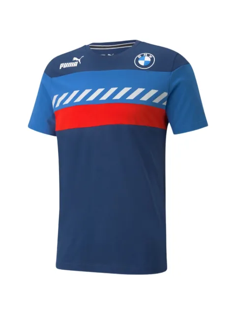 PUMA x BMW Motorsport logo-patch T-shirt Blue 53117904
