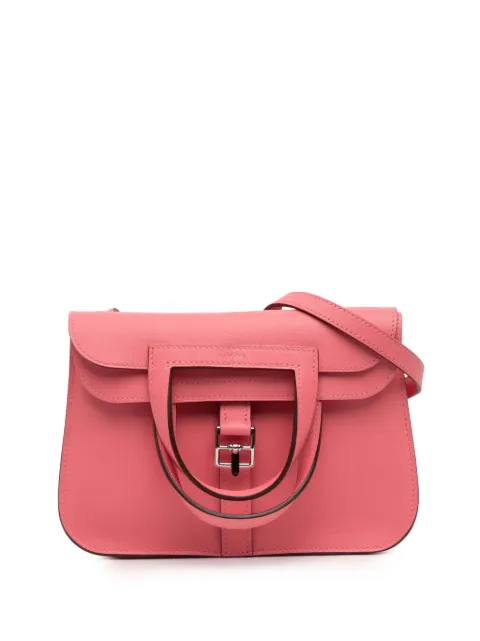Hermès Pre-Owned 2016 Mini Swift Halzan 22 satchel Pink HRXM7HHS1RF3XCL6