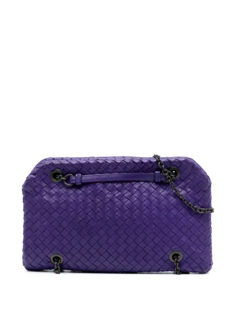 Bottega Veneta Pre-Owned 2012-2025 Nappa Intrecciato Duo shoulder bag Purple YD8ROIGOS3S7XPU0