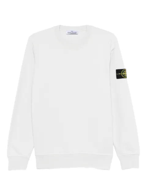 Stone Island logo-patch raglan-sleeve sweatshirt Blue L1S156100060S0051