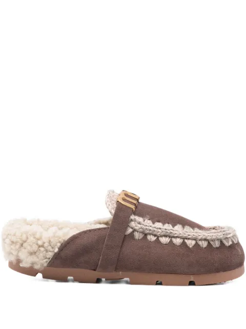 Mou Winter Bio logo mules Brown MUFW431000A