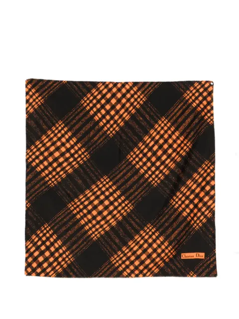 Christian Dior Pre-Owned 1970s printed scarf Black CD660ABI