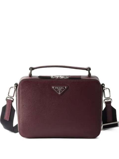 Prada Brique medium Saffiano leather bag Red 2VH069VYMI9Z2