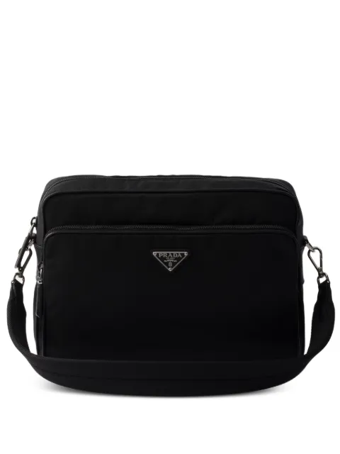 Prada Re-Nylon Triangle-logo shoulder bag Black 2VH203VOOO2DMH