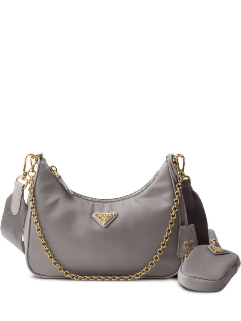Prada 2005 Re-Edition Re-Nylon shoulder bag Grey 1BH204VV9LR064