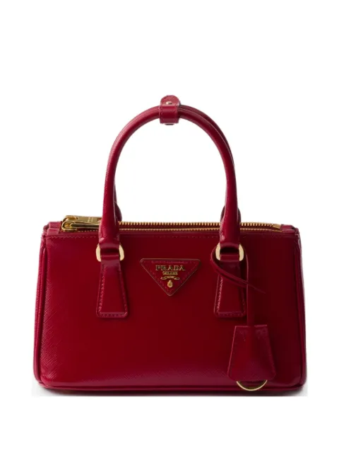 Prada Galleria patent Saffiano leather mini-bag Red 1BA916VEOO2AO6