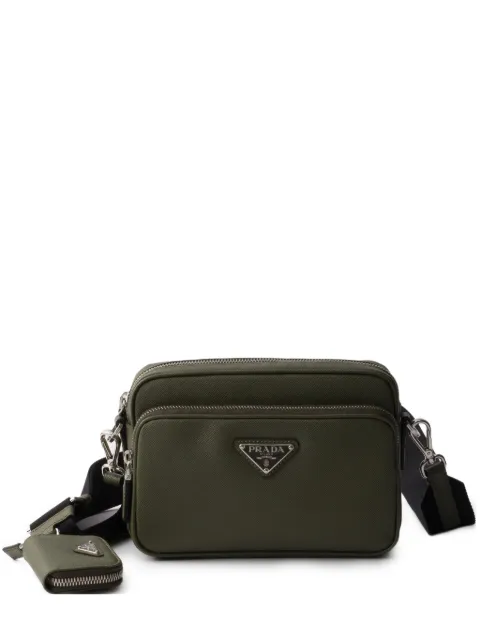 Prada Saffiano leather shoulder bag Green 2VH170VOOO9Z2