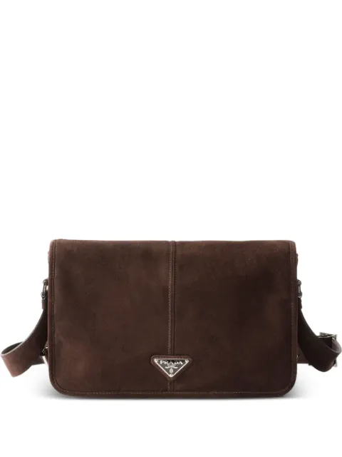 Prada suede shoulder bag Brown 2VD073VOOO2C4S