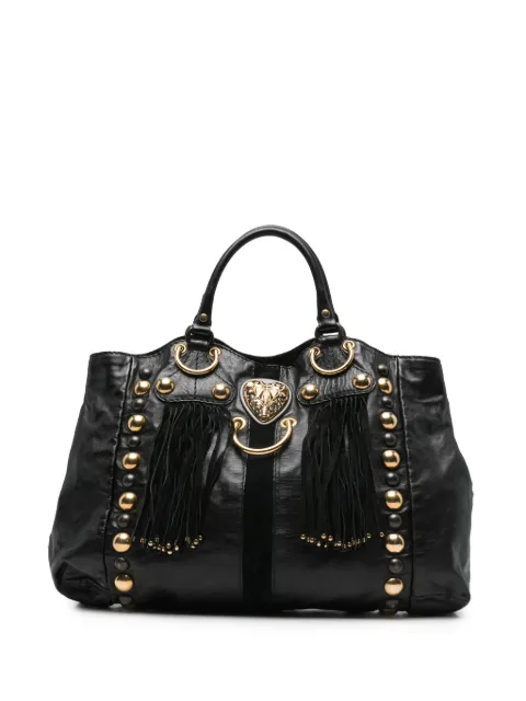 Gucci Pre-Owned 2010s Babouska leather tote bag Black GU1500ABF