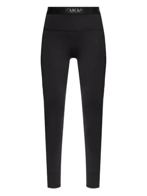 Michael Michael Kors logo-waistband leggings Black MR631X5KND