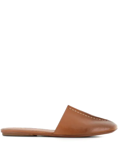 Marsèll topstitch mules Brown MW8835P091181