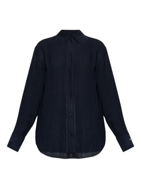 Victoria Beckham buttoned blue shirt Blue 1224WSH005278N