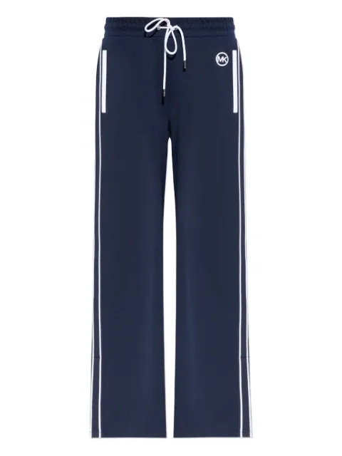 Michael Michael Kors logo stripe track pants Blue MR630Y0K8N