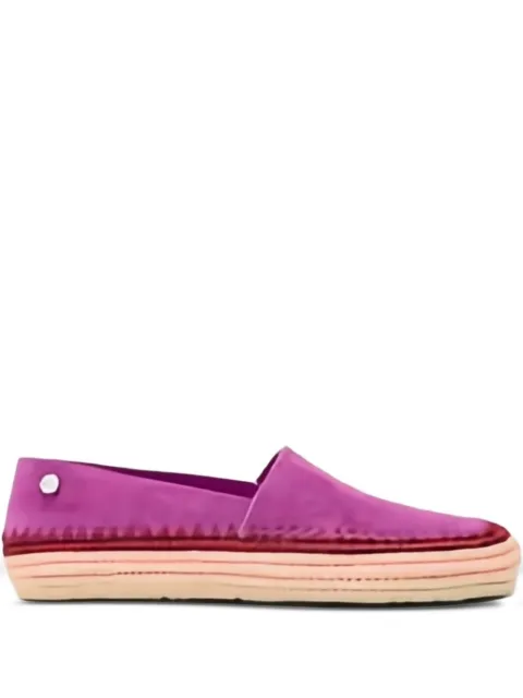 LOEWE Rio raffia-trim espadrilles Purple L815283X24
