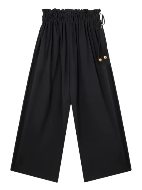 LOEWE elasticated-waistband trousers Black S616Y04X80