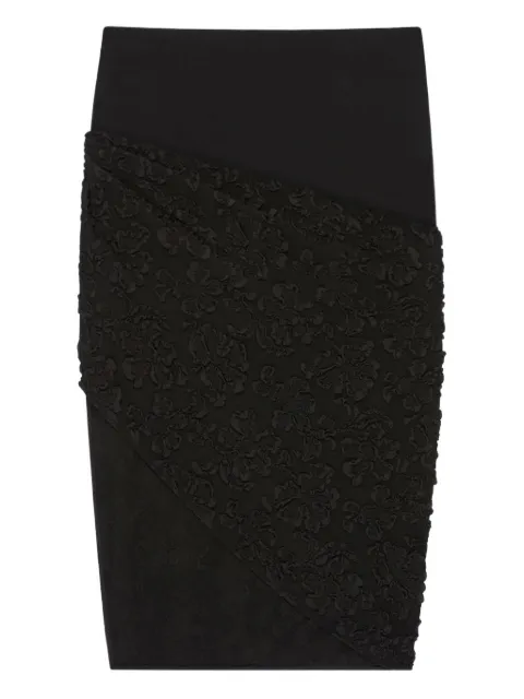 Givenchy floral-patterned high-waisted skirt Black BW40X015RD001
