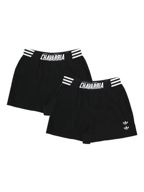 adidas x Willy Chavarria cotton shorts Black KD9355