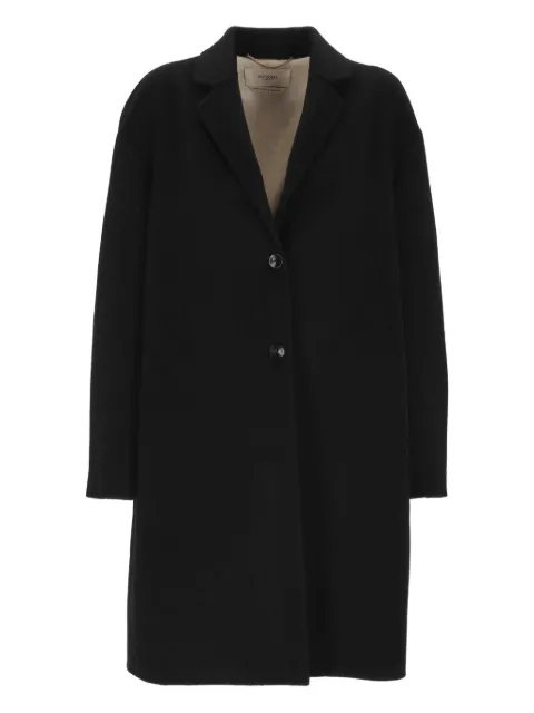 Agnona buttoned coat Black TL1013AD1022K09