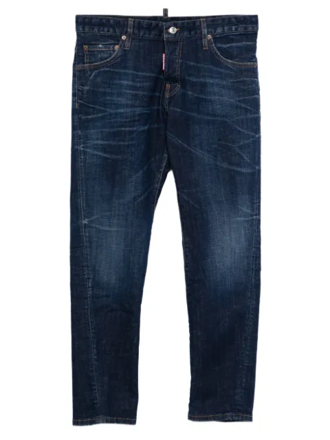 DSQUARED2 logo-patch jeans Blue S74LB1872D30010