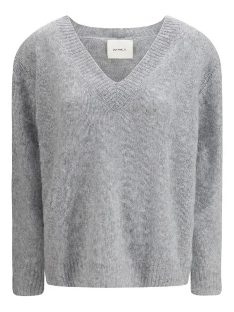 Lisa Yang V-neck leona sweater Grey 2024246