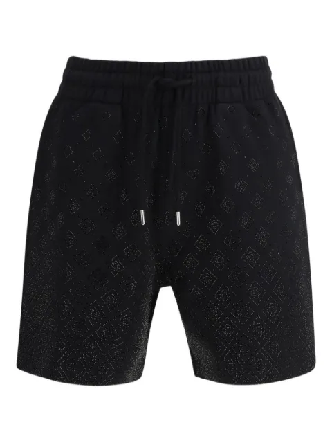 Casablanca crystal monogram shorts Black MSP26JTR00306