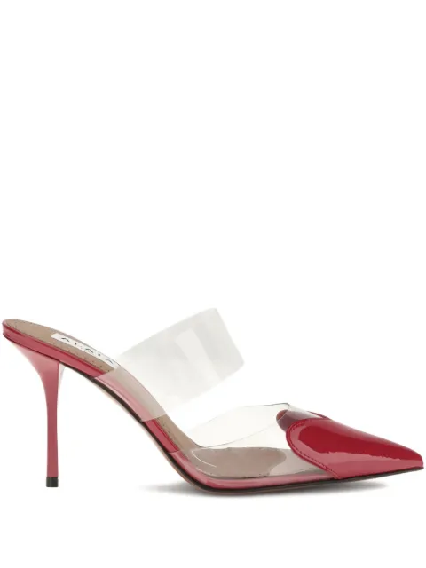 Alaïa Coeur heart-motif mules Red AA3M053CK150