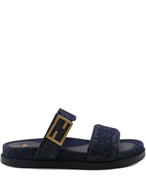 FENDI buckle-strap sandals Blue 8X8710AYFL