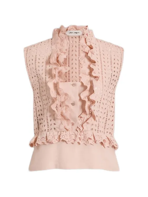 Alberta Ferretti ruffled top Pink AEF261U08081623