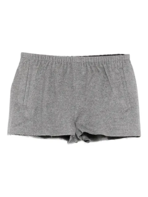 CUDDLEUP cashmere shorts Grey 16WRBPNS024GY3