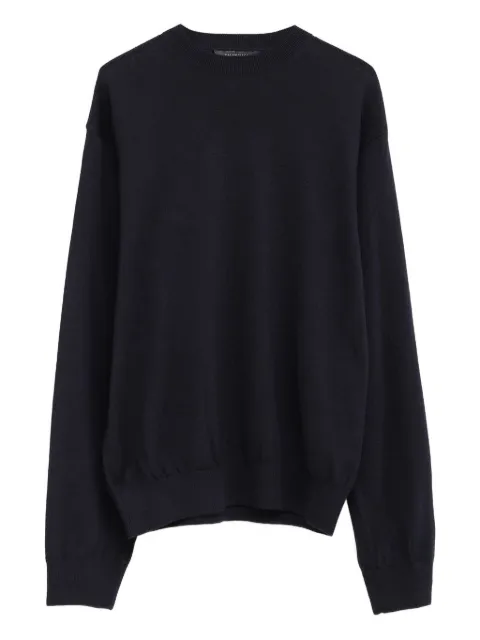 Balenciaga crew-neck sweater Blue 849963T1756