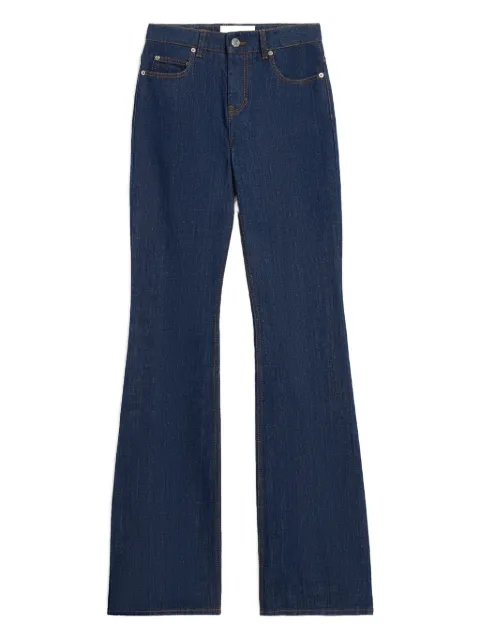 AMI Paris cotton bootcut fit jeans Blue E26FTR873DE0122