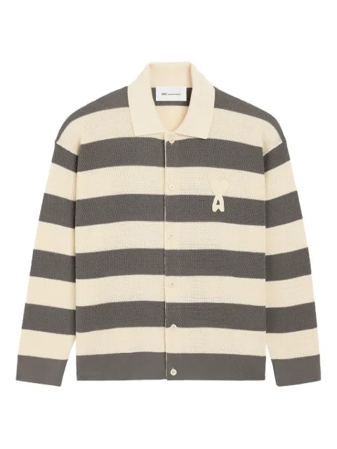 AMI Paris Ami De Coeur cardigan Neutrals E26HKC390KN0153