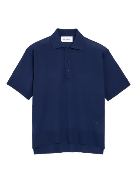 AMI Paris Ami De Coeur polo shirt Blue E26UPL431KN0066