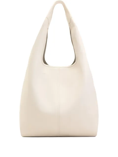 AMI Paris taurillon leather Etienne shoulder bag White E26ULL715AL0137